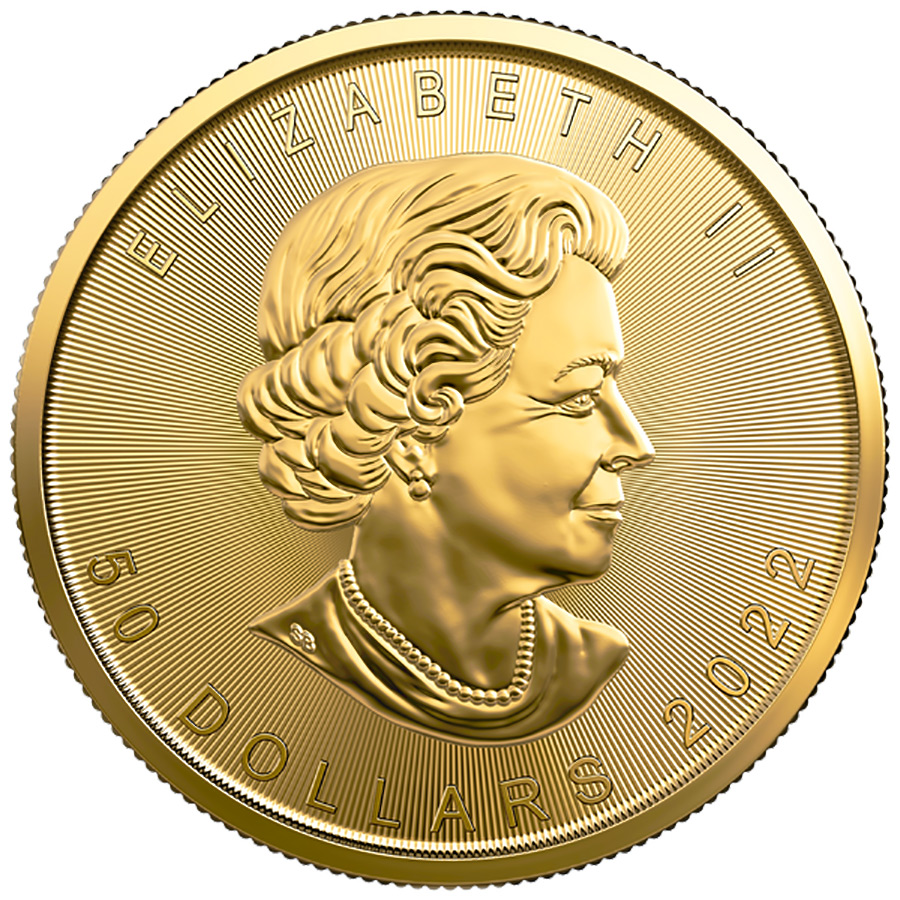 1 oz Gold Canadian Maple Leaf Coin 